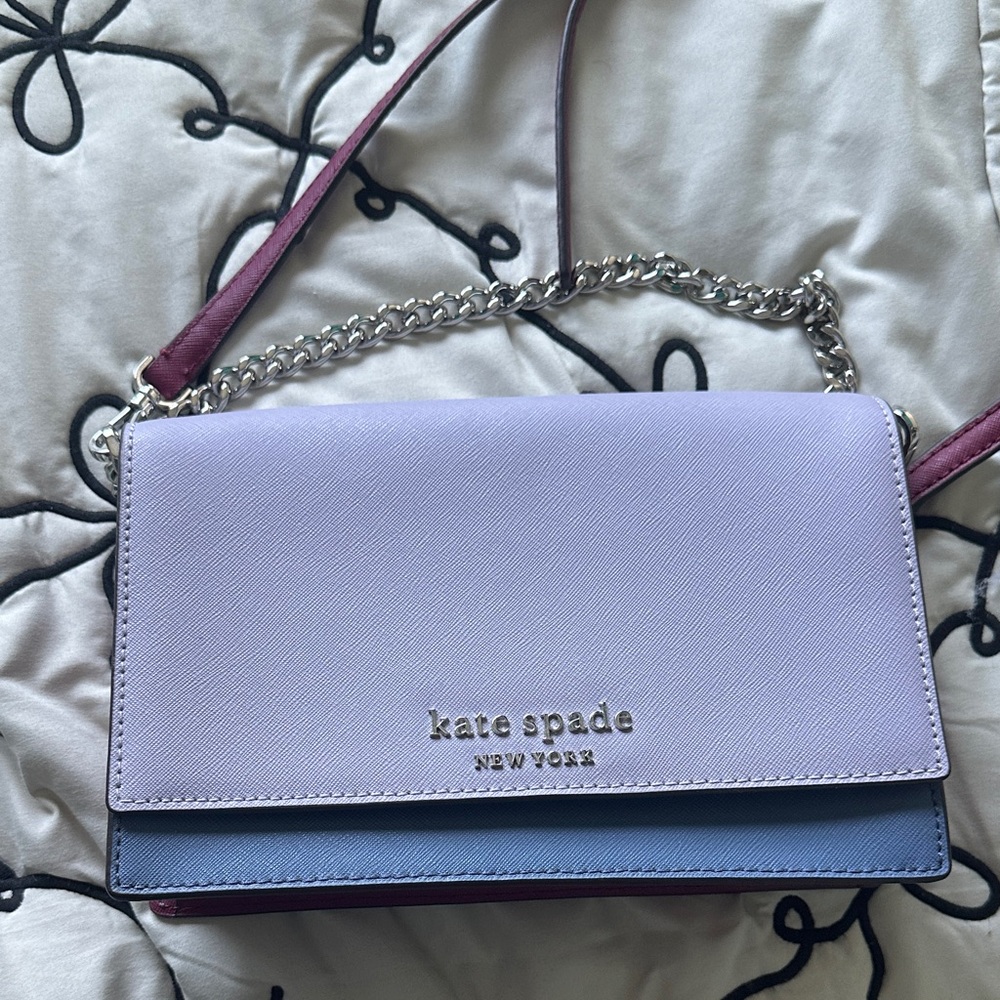 Kate Spade Purple and Blue Crossbody Bag